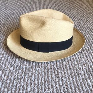 Panama straw hat “J Crew” ivory, natural, cream